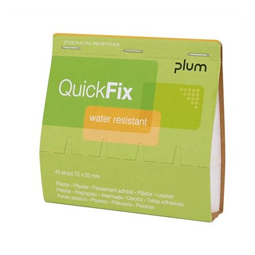 Sebtapasz utántöltő "Quick Fix", 45 darabos, vízálló, PLUM