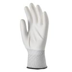 Szerelőkesztyű, tenyéren mártott 10-es méret, fehér