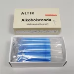 Kémiai alkohol-teszter, befújós, egyszer használható