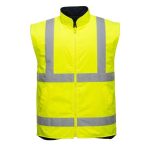 Munkavédelmi kabát, kéttónusú, 5 az 1-ben, XL méret "Essential", sárga-tengerészkék