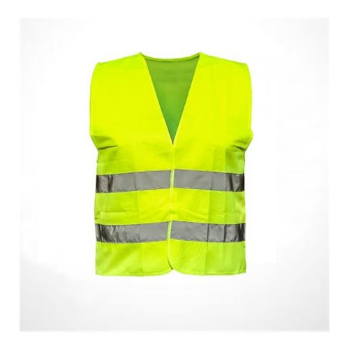 Mellény, jól láthatósági, XL méret, "Guarder", sárga