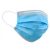Papírmaszk, háromrétegű, gumis, kék