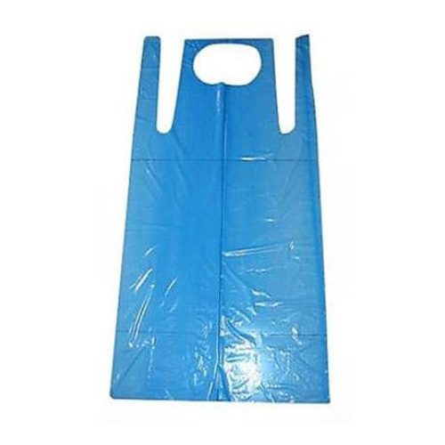 Fóliakötény, kék, tömbösített, 80x125