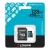 Memóriakártya, microSDXC, 128GB, C10/UHS-I/U3/V30/A2, Gen4, adapter, KINGSTON "Canvas Go! Plus"