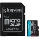 Memóriakártya, microSDXC, 512GB, C10/UHS-I/U3/V30/A2, Gen4, adapter, KINGSTON "Canvas Go! Plus"