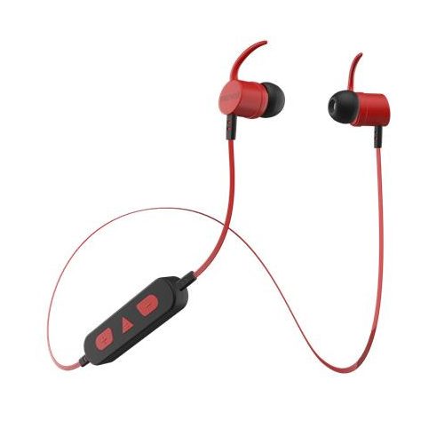 Fülhallgató, vezeték nélküli, Bluetooth 5.1, mikrofonnal, MAXELL "Solid", piros