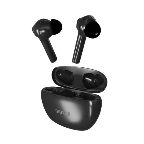 Fülhallgató, vezeték nélküli, Bluetooth 5.3, mikrofonnal, MAXELL "Dynamic+", fekete