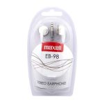 Fülhallgató, MAXELL "Ear Buds 98", fehér