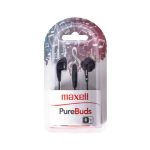 Fülhallgató, mikrofonnal, MAXELL "PureBuds", fekete