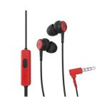 Fülhallgató, mikrofonnal, MAXELL "Tips", piros-fekete