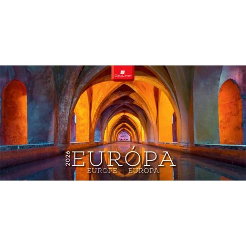 Naptár, asztali, álló, DAYLINER "Európa"