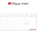 Naptár, asztali, fekvő, DAYLINER, "Oktáv"