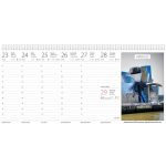 Naptár, asztali, álló, DAYLINER "Képes világ"