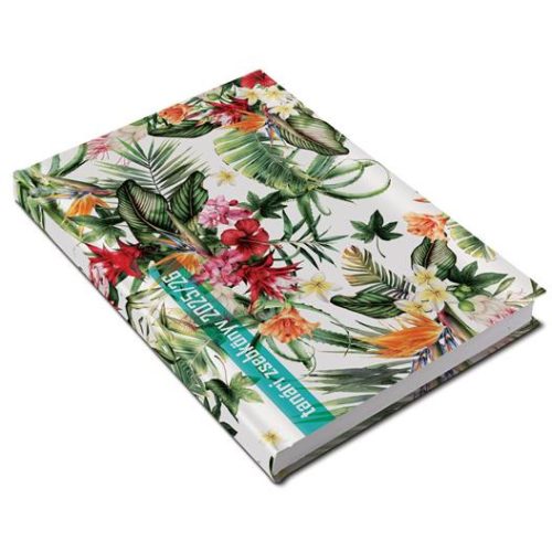 Tanári zsebkönyv, 2025/2026 tanév, A5, heti, REALSYSTEM, virágminta