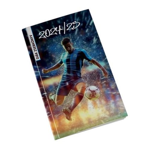 Diák zsebkönyv, heti, 2024/2025 tanév, REALSYSTEM, foci