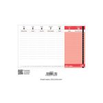 Naptár, diák, asztali, álló, REALSYSTEM, 2025/2026 tanév