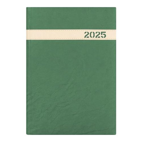 Naptár, tervező, A5, napi, DAYLINER, "The Boss", zöld