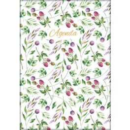   Naptár, tervező, A5, napi, DAYLINER, "Colors", Berries
