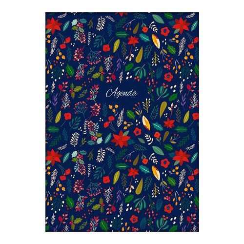 Naptár, tervező, A5, heti, DAYLINER, "Colors", Folk