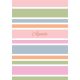 Naptár, tervező, A5, napi, DAYLINER "Colors Stripes"