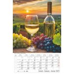 Naptár, fali, CSG "Borvidék"