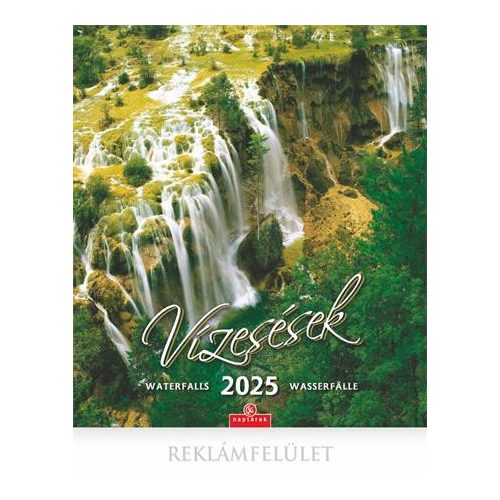Naptár, fali, CSG "Vízesések"
