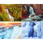 Naptár, fali, CSG "Vízesések"