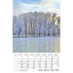 Naptár, fali, CSG, "Vizeink"