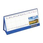 Naptár, asztali, álló, CSÍZIÓ "Öko", zöld