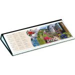 Naptár, asztali, fekvő, CSÍZIÓ "Öko", fekete