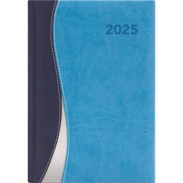   Naptár, tervező, A5, heti, DAYLINER, "Dubai", kék-világoskék