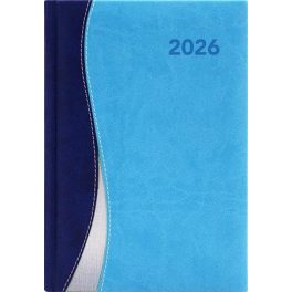   Naptár, tervező, A5, heti, DAYLINER, "Dubai", kék-világoskék