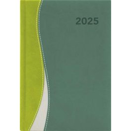   Naptár, tervező, A5, napi, DAYLINER, "Dubai", zöld-zöld