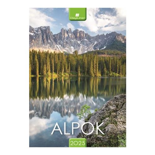 Naptár, fali, DAYLINER, "Alpok"