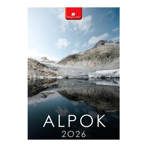 Naptár, fali, DAYLINER, "Alpok"