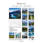 Naptár, fali, DAYLINER, "Alpok"
