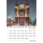 Naptár, fali, DAYLINER, Budapest