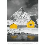 Naptár, fali, DAYLINER "Colour Art"