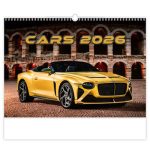Naptár, fali, DAYLINER, "Cars"