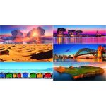 Naptár, fali, DAYLINER, "Panoramaphoto"