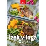 Naptár, fali, DAYLINER "Ízek világa - Mindmegette"