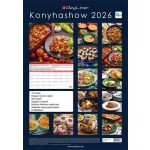 Naptár, fali, DAYLINER, "Konyha Show"