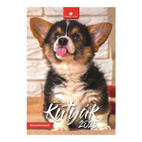 Naptár, fali, DAYLINER, "Kutyák"