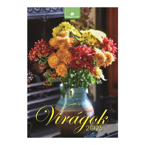 Naptár, fali, DAYLINER, "Virágok"