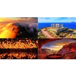 Naptár, fali, DAYLINER, "World wonders"