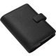Kalendárium, gyűrűs, betétlapokkal, personal méret, FILOFAX "Camden", fekete