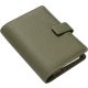 Kalendárium, gyűrűs, betétlapokkal, personal méret, FILOFAX "Camden", oliva