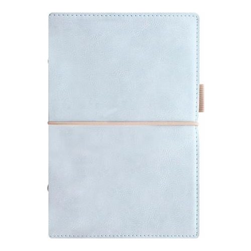 Kalendárium, gyűrűs, betétlapokkal, A5 méret, FILOFAX, "Domino" Soft", pasztellkék