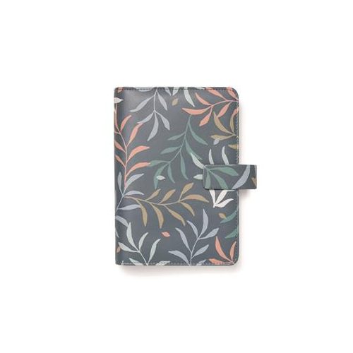 Kalendárium, gyűrűs, betétlapokkal, personal méret, FILOFAX "Botanical", sötétkék