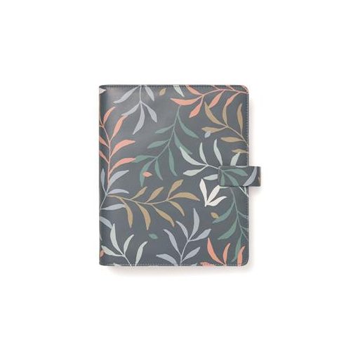 Kalendárium, gyűrűs, betétlapokkal, A5, FILOFAX "Botanical", sötétkék